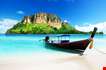 long-boat-and-poda-island-in-thailand-Long Boat And Poda Island In Thailand