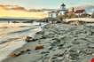 sunset-at-west-point-lighthouse-at-seattle-Sunset At West Point Lighthouse At Seattle