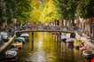 boats-on-the-canal-amsterdam-Boats On The Canal Amsterdam