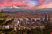 Sunrise View Of Portland Oregon-Sunrise View Of Portland Oregon