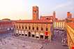 Italy Bologna Main Square And King Enzo Palace-Italy Bologna Main Square And King Enzo Palace