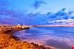 Coastline Of Casablanca During Sunset In Morocco Africa-Coastline Of Casablanca During Sunset In Morocco Africa