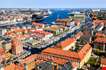 aerial-view-canals-of-copenhagen-Aerial View Canals of Copenhagen