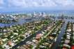 Aerial View Of Fort Lauderdale Las Olas Isles Florida-Aerial View Of Fort Lauderdale Las Olas Isles Florida