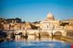 view-at-tiber-and-st-peters-cathedral-View at Tiber and St Peters Cathedral