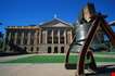 Arizona State Capitol With A Bell In Front-Arizona State Capitol With A Bell In Front