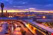 Phoenix Airport At Sunset-Phoenix Airport At Sunset