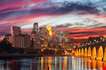 Minneapolis Image Of Minneapolis Downtown At Twilight-Minneapolis Image Of Minneapolis Downtown At Twilight