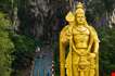 statue-of-hindu-god-muragan-at-batu-caves-kuala-lumpur-Statue Of Hindu God Muragan At Batu Caves Kuala Lumpur