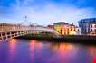 dublin-at-dusk-with-waterfront-Dublin at Dusk With Waterfront