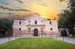 Exterior View Of The Historic Alamo Shortly After Sunrise-Exterior View Of The Historic Alamo Shortly After Sunrise