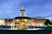 Fountain At Neues Schloss In Stuttgart City Center-Fountain At Neues Schloss In Stuttgart City Center