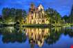 St John S Church At The Evening In Stuttgart Germany-St John S Church At The Evening In Stuttgart Germany