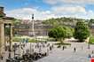 Stuttgart Germany Castle Square In The City Center In Spring-Stuttgart Germany Castle Square In The City Center In Spring