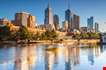 melbourne-skyline-looking-towards-flinders-street-Melbourne Skyline Looking Towards Flinders Street