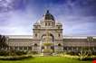 royal-exhibition-building-behind-carlton-gardens-Royal Exhibition Building Behind Carlton Gardens