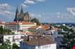 Cathedral Of St Peter Paul As Seen From Spilberk Castle Brno-Cathedral Of St Peter Paul As Seen From Spilberk Castle Brno