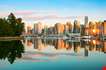 vancouver-skyline-with-stanley-park-at-sunset-Vancouver Skyline with Stanley Park at Sunset