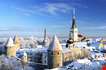 tallinn-city-panoramic-winter-landscape-Tallinn City Panoramic Winter Landscape