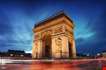 arc-de-triomphe-paris-city-at-sunset-Arc De Triomphe Paris City at Sunset