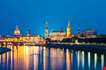 dresden-skyline-at-night-Dresden Skyline at Night