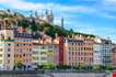 lyon-cityscape-from-saone-river-Lyon Cityscape from Saone River