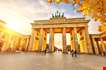 brandenburg-gate-at-sunset-berlin-Brandenburg Gate at Sunset Berlin