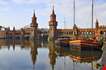 oberbaum-bridge-over-spree-river-Oberbaum Bridge Over Spree River