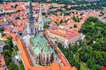 zagreb-cathedral-with-archbishops-palace-Zagreb Cathedral With Archbishops Palace